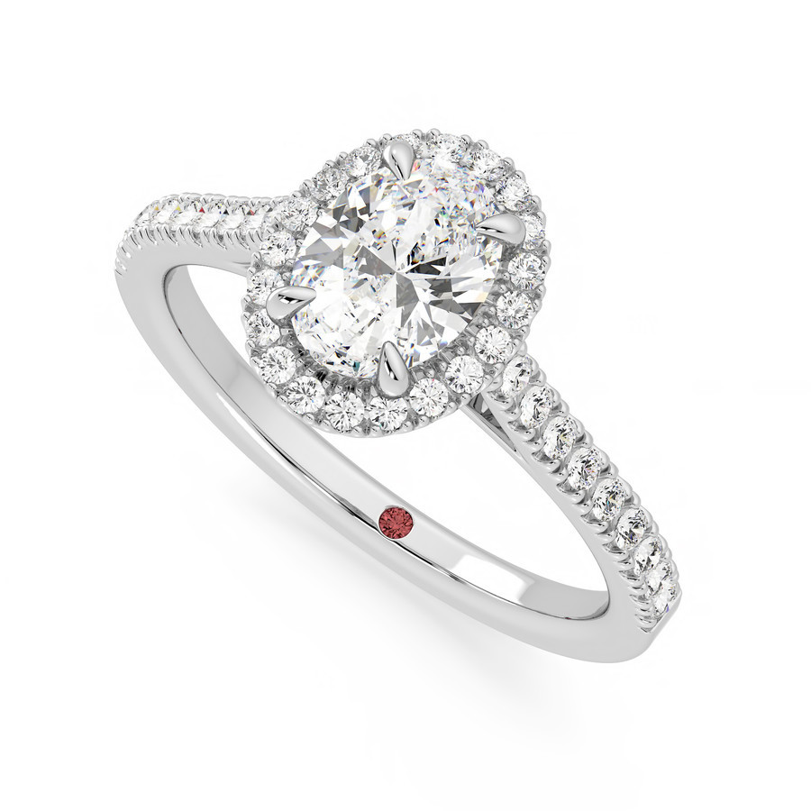 Allure Ring - 0.30ct Oval Diamond