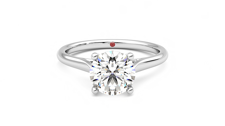 Taylor & Hart Hope Round Engagement Ring 360 detail 01