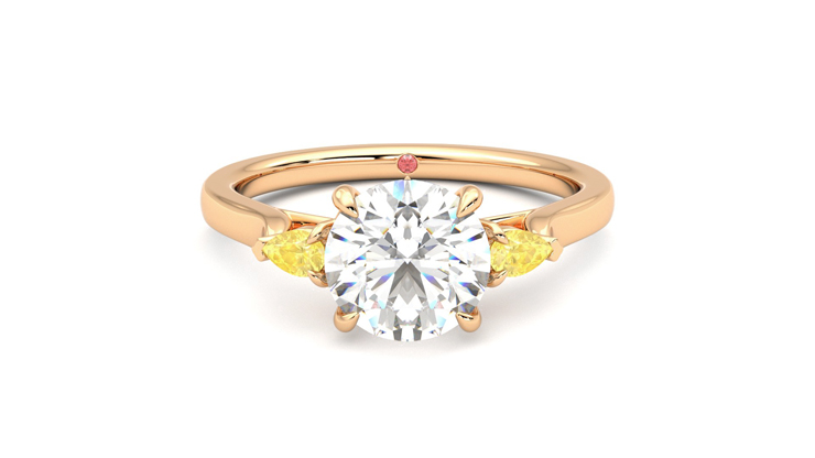 Taylor & Hart Faith Round Engagement Ring 360 detail 01